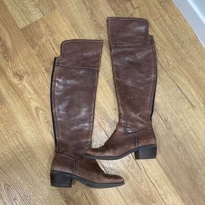 Tall Leather Riding Boots